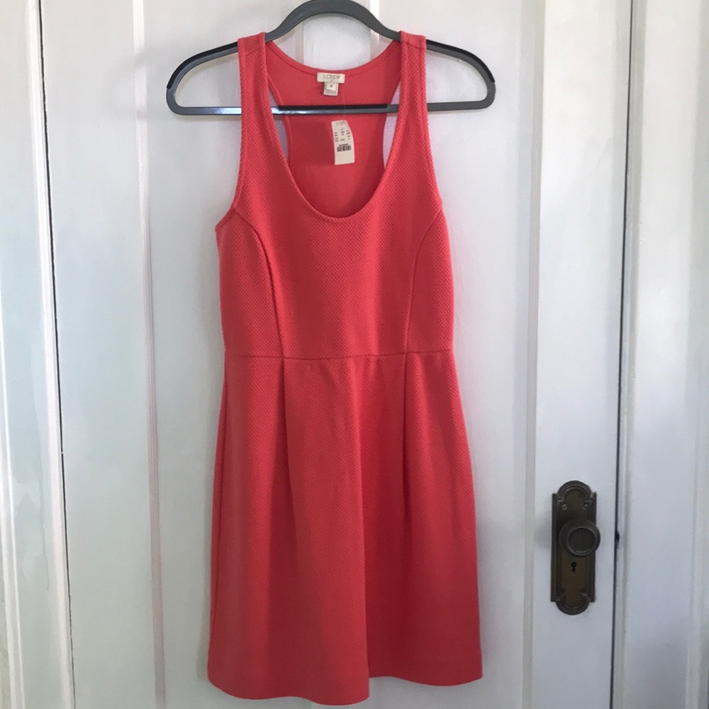 Coral J. Crew Sundress